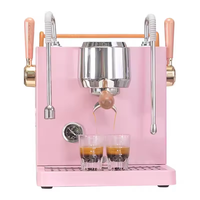 Machine à expresso à double pompe haute puissance et triple chaudière, idéale pour les cafés commerciaux