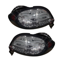 Feu Arrière LED Modifié pour Peugeot 206 207 (04-08), Assemblage avec Feux de Recul, Stop, Clignotants Séquentiels et Deux ou Trois Compartiments