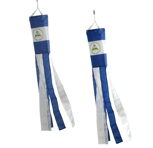 Vente en gros de chaussettes de vent personnalisées avec drapeau Jordanien, en polyester, numériques, pour l'extérieur, festives, durables, avec motifs personnalisés, accessoires de suspension - Product Image 5