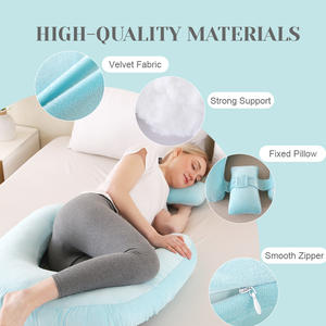 Oreiller de maternité portable personnalisé OEM pour lit de grossesse canapé avec support de bras souple pour l'allaitement jeu lecture tricot - Product Image 4