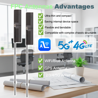 Antenne FPC industrielle 5G 4G à bande complète, antenne sans fil interne à gain élevé U.H.L