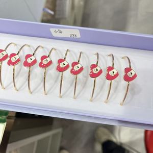 Xuping đồ trang sức đồng mạ vàng dễ thương trẻ em của trẻ em <span class=keywords><strong>Bangles</strong></span> cho các cô gái - Product Image 4