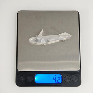 NUEVO Señuelo <span class=keywords><strong>de</strong></span> Pesca Tipo Minnow Flotante Superior Derecho, 6.8cm, 4.2g, Cuerpo <span class=keywords><strong>de</strong></span> Señuelo Sin Pintar, Señuelo Biónico para Pesca <span class=keywords><strong>de</strong></span> Agua Dulce, Señuelos Duros para Río y Lago - Product Image 2