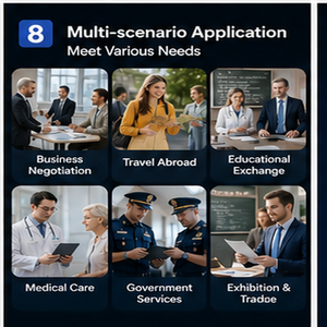 <span class=keywords><strong>Traduttore</strong></span> Intelligente con Schermo Touch da 10.1 Pollici, Traduzione AI in 165 Lingue Online e Offline, Registratore Vocale con Funzione Testo-Voce - Product Image 1