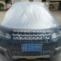 Housses de Voiture Jetables en Plastique Personnalisées PE Transparentes Imperméables Anti-Poussière de Haute Qualité pour la Vente en Gros