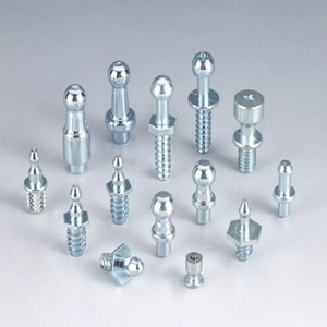 Vis à tête sphérique, vis à tête ronde, métriques, en acier au carbone, zinguées, réglables, pour le montage de moules - Product Image 1