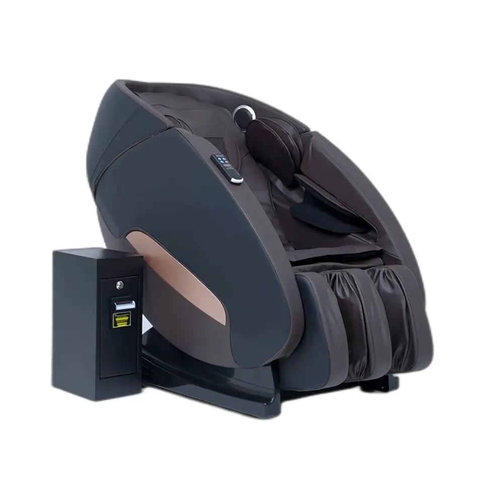 Coin And Bill Operated Commercial Vending Full Body Massage Chair With Payment System