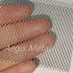 0.5 mm 1mm 2mm thick 4*8mm hole expanded titanium mesh roll for electrode