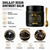 Résine de Shilajit avec acide fulvique et oligo-éléments, Shilajit pur original avec supplément de gel d'acide humique à 85% et plus