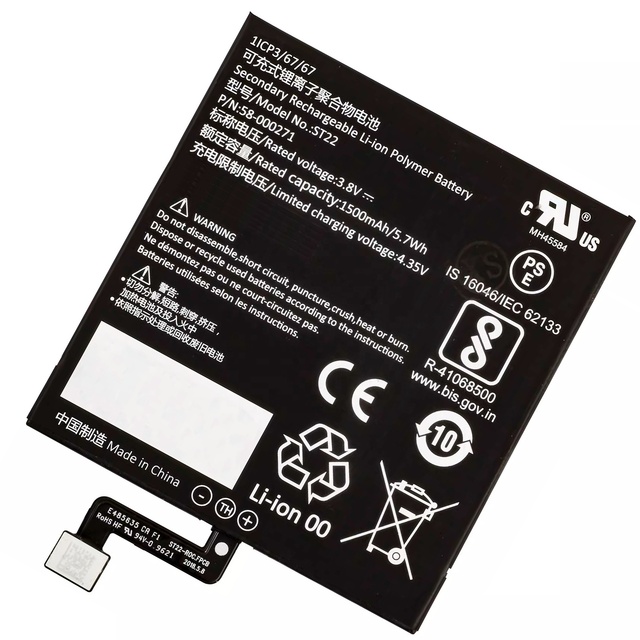 Quality 58-000271 58-000194 58-000246 ST22 Tablet Battery for Amazon Tablet Kindle Paperwhite4 3.8V 5.7WH