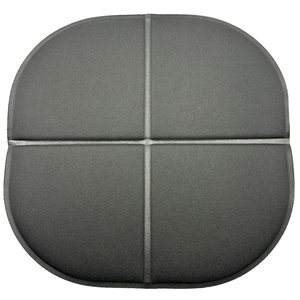 Cuscino Pieghevole per Sedia 33x33cm, Imbottitura Portatile in Schiuma PU per Auto, Ufficio e Sedie da Pranzo, Cuscino Lombare Antiscivolo - Product Image 1