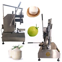 Machine à découper les coques de noix de coco à haute efficacité, machine à peler les jeunes noix de coco à expédition rapide pour les restaurants de cuisine asiatique