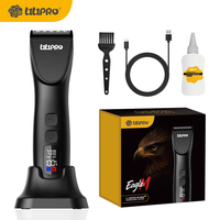 Cortadora de Pelo Inalámbrica 5 en 1 LILIPRO EagleM, Recortadora de Bajo Ruido para Perros, Kit de Aseo para Animales con Pantalla LCD