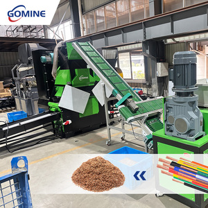 Broyeur et déchiqueteur de câbles de rebut 200 kg/h, taux de séparation de 99 %, ligne de recyclage de câbles/fils, granulateur de fils de <span class=keywords><strong>cuivre</strong></span> - Product Image 1