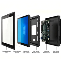 Équipement médical, moniteur tactile capacitif industriel à haute stabilité, écran LCD pour instruments hospitaliers, format 16:9