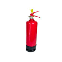 Extincteur à poudre sèche multi-spécifications 1-4 kg avec valve CE, manomètre et base en forme de fleur de prunier pour la sécurité incendie générale