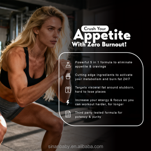 Capsules de perte de poids à marque privée, meilleur coupe-faim pour hommes et femmes adultes, compléments brûle-graisses, stimulant du métabolisme - Product Image 5