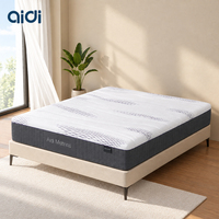 Matelas OEM ODM Confort King Size à ressorts ensachés 7 zones, mousse de latex naturel, enroulé en boîte