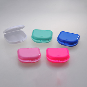 Portable <b>Denture</b> Case Travel Size Oral Care Storage <b>Box</b> For Adult Orthodontic Use OEM Brand Type 905 - Product Image 1
