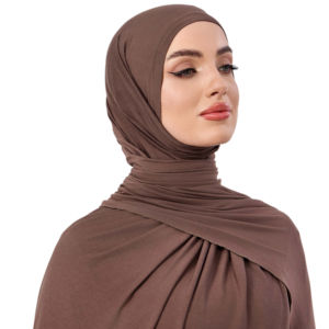 2025新着竹繊維通気性ケープ通気性,高級快適な環境に優しいスカーフ女性用固体<span class=keywords><strong>Hijab</strong></span> LJ006 - Product Image 5