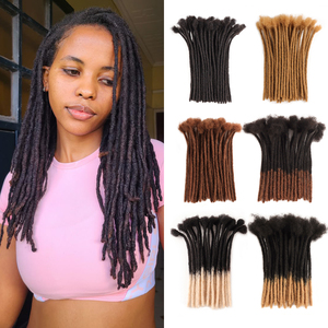 Dreadlocks <span class=keywords><strong>Rasta</strong></span> pas chers pour homme, <span class=keywords><strong>cheveux</strong></span> humains afro crépus, extensions de dreadlocks, <span class=keywords><strong>cheveux</strong></span> naturels pour femmes - Product Image 1