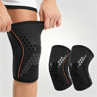 Genouillères en néoprène de 7 mm, antidérapantes, à compression, pour la musculation, les squats, l'entraînement en salle de sport, genouillères pour hommes et femmes