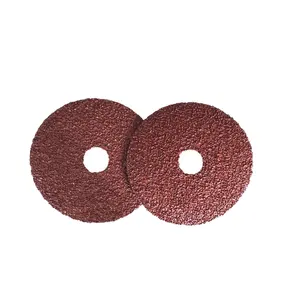 Abrasive Disc Manufacturers Aluminum Oxide Resin Fiber Sanding Discs With Center Hole Fiber Disc