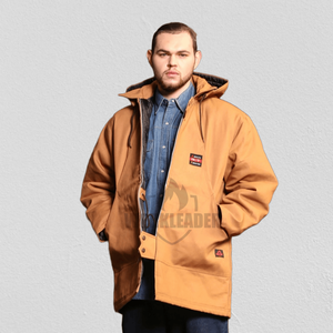 Bomber de Lona Caqui FR con Aislamiento Térmico para Invierno, Costuras Soldadas, Nivel D, Certificado CE, Resistente al Fuego y al Calor, ASTM F1506 CAT4 54cal/cm2 - Product Image 1