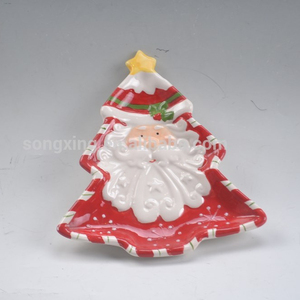 <span class=keywords><strong>Assiette</strong></span> de Père <span class=keywords><strong>Noël</strong></span> en céramique bon marché auditée en usine <span class=keywords><strong>décoration</strong></span> de <span class=keywords><strong>Noël</strong></span> jetable écologique <span class=keywords><strong>pour</strong></span> les fêtes vente entière - Product Image 2