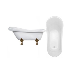 <span class=keywords><strong>Baignoire</strong></span> en acrylique de luxe autoportante en <span class=keywords><strong>pied</strong></span> à griffes Black Poland Design - Product Image 3