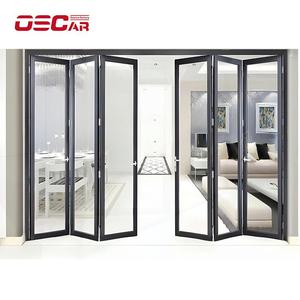 4 Bảng Điều Chỉnh Bi Gấp Kính Gấp Cửa Hợp Kim Nhôm Có Thể Gập Lại Hệ Thống Patio Nhà Thiết Kế Hiện Đại Gấp Cửa - Product Image 2