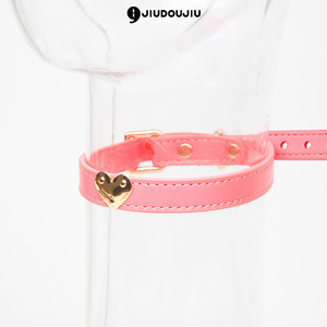 Leather SM erotic <b>collar</b>, <b>BDSM</b> toy, neck ring, adult sex toy, female dog leash, bondage and traction. - Product Image 1