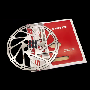 Mtb Xe Đạp Thủy Lực Đĩa Phanh Rotor Phù Hợp Sram Bạc Cầu Vồng Vàng 140 160 180 203Mm Centerline Rotors - Product Image 1