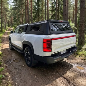Retráctil Manual impermeable con cerradura Pickup Hardtop 3 puertas dosel trasero Tailbox plegable Tonneau Roller Cover para - Product Image 4