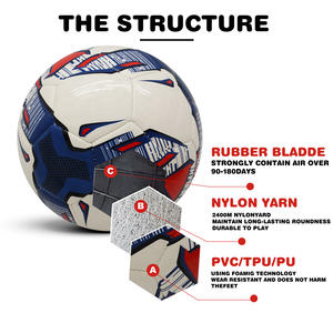 Pallone da Calcio Welstar all'Ingrosso, Misura 5, Materiale TPU PU 4.0mm, Cucito a Macchina, Produzione di Massa, per Allenamento, EN71/BSCI/SEDEX - Product Image 4