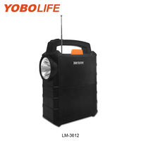 Yobolife pabrik menjual 12V DC Kit energi surya luar ruangan USB Mobile pengisian Solar lampu Kemah VRLA baterai Solar sistem DC