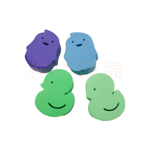 Pva Baby Bath Sponge Shaped Cartoon Foam Cleaning For Infant Kids Bathing Supply - Product Image 1