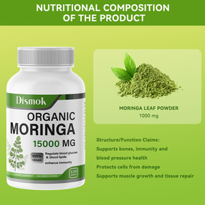 OEM <span class=keywords><strong>Organic</strong></span> <span class=keywords><strong>Moringa</strong></span> Folha Pó Cápsula Melhor Preço Private Label Metabolismo Suplemento Imune <span class=keywords><strong>Moringa</strong></span> Cápsulas - Product Image 4