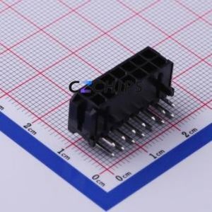 M3025R-2x7P Wire-to-Board Pin Header Bent Lead Through Hole,P=3mm Connector 2x7P 3mm Right Angle Insert 14P - Product Image 1