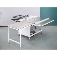 Scie à table coulissante horizontale électrique OEM avec fonction de rainurage pour la découpe de panneaux en mélamine et en aggloméré