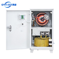 Régulateur de tension automatique numérique monophasé TND-20K 20KVA avec affichage LED, bobine en cuivre, type servo, en matériau PC, vente en gros
