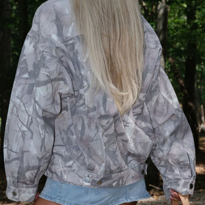 Logo personalizzato all'ingrosso da <span class=keywords><strong>donna</strong></span> con colletto a contrasto in <span class=keywords><strong>cammello</strong></span> con colletto a contrasto in legno retrò giacca mimetica produttori - Product Image 6