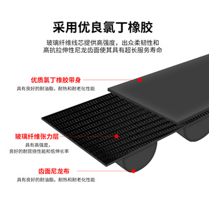 สายพานซิงโครนัส Huasu 3D X1P1A1 ขนาด 6 มม. ทนทานต่อการสึกหรอ อุปกรณ์เสริมสำหรับเครื่องพิมพ์ 3 มิติ - Product Image 2