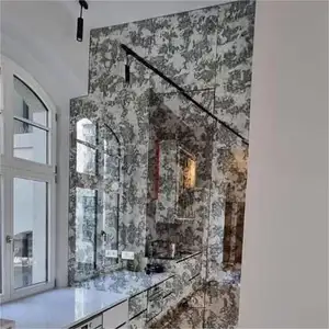 アンティークミラーガラスホテル壁装飾アンティークフルレングスミラー
