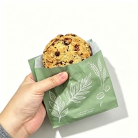 Sacs à biscuits en papier sulfurisé avec logo personnalisé, qualité alimentaire, petits emballages pour boulangerie, pochettes pour desserts, café à emporter