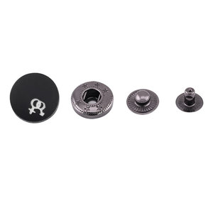 Boutons-pression plats en nylon colorés, boucles de panneau personnalisées pour accessoires vestimentaires, vente en gros - Product Image 1