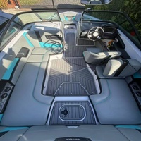2013Nautique 210 Plate-forme de bain Cockpit Bateau EVA Faux Mousse Teck Tapis de Sol Seadek MarineMat Gatorstep Style Auto-Adhésif