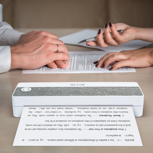 Tốt nhất mini xách tay Máy in nhiệt cho du lịch các cuộc họp giá rẻ không dây cho <span class=keywords><strong>Bluetooth</strong></span> máy in tài liệu trong kho - Product Image 6