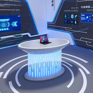 Sekolah dan perusahaan pemimpin meja bicara Led Modern meja siaran konter resepsi TV - Product Image 4