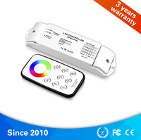 Contrôleur LED RGBW sans fil RF T4 + Récepteur haute puissance R4 DC12-24V 5A 4CH 480W 10 modes dynamiques avec blanc dédié